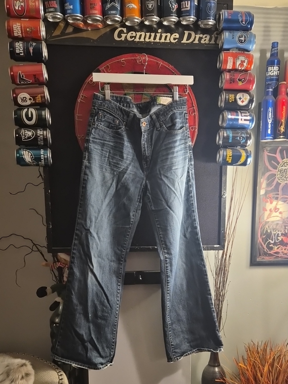 Gap Essentials Women's Dark Blue Flared Jeans